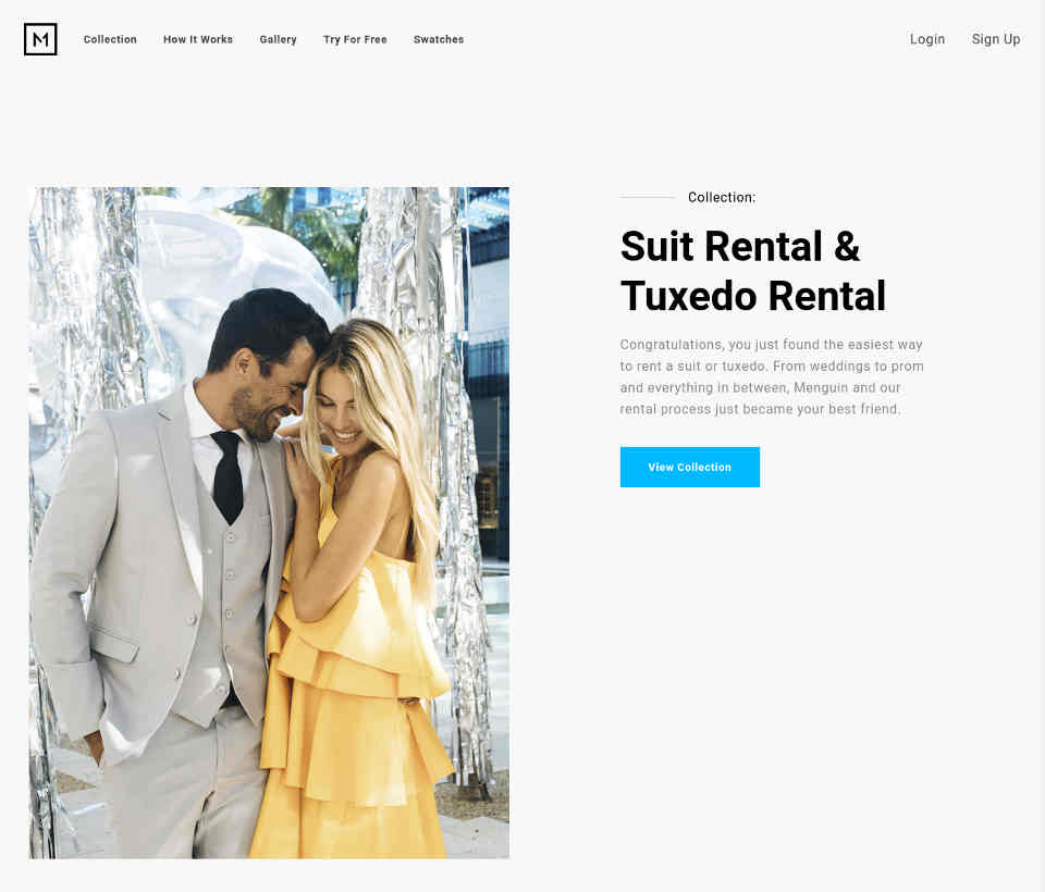 Menguin tuxedo rentals