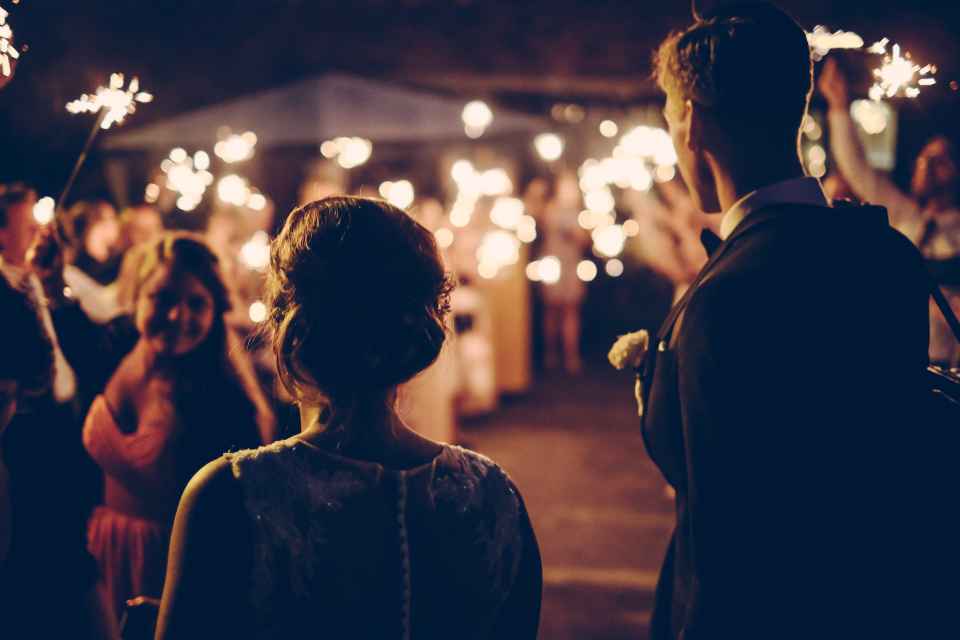 A wedding reception consists of a large number of events that follow one another