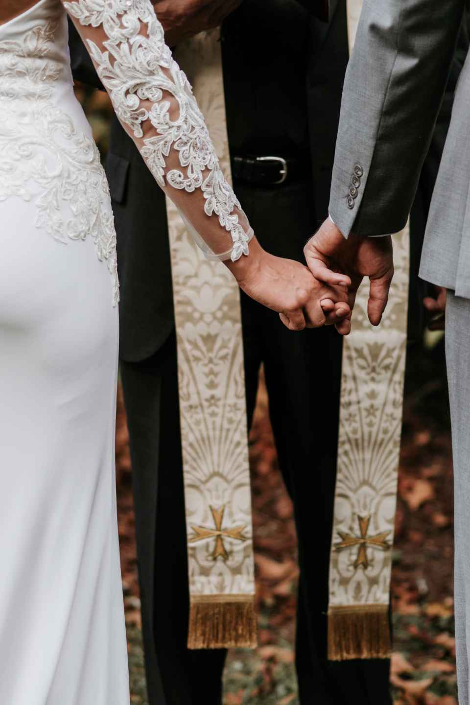 The Liturgy of the Word consists of a bunch of readings that are recited by the family members of the couple or the priest himself